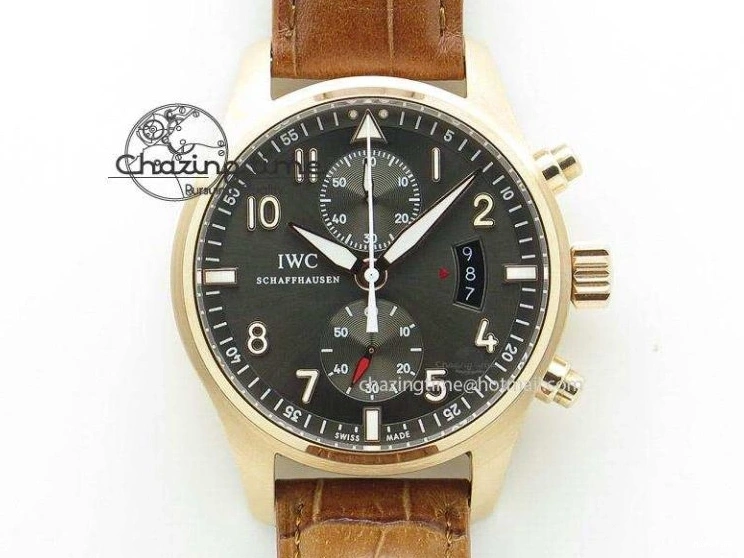 MIROTIME 0117 Aquatimer Chrono IW376702 SS BLS 1:1 Best Edition Black Dial on Black Rubber Strap A WellDesigned 7105